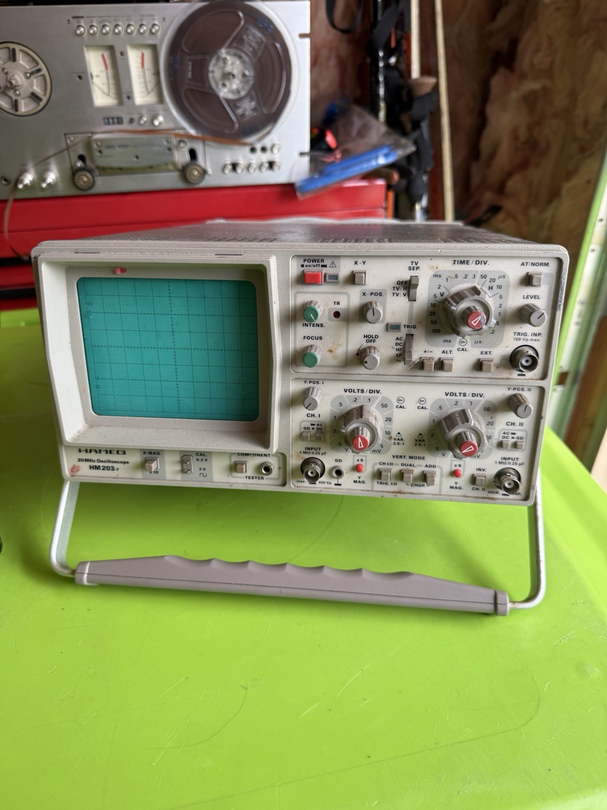 HAMEG HM203 HM203-7 20 MHZ Oscilloscope Oszilloskop