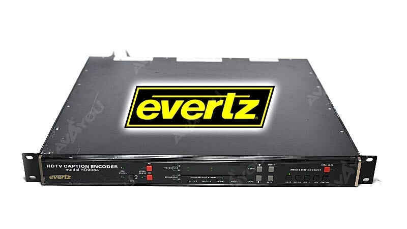 Evertz HD9084 +2PS HD DTV Closed Caption Encoder CC