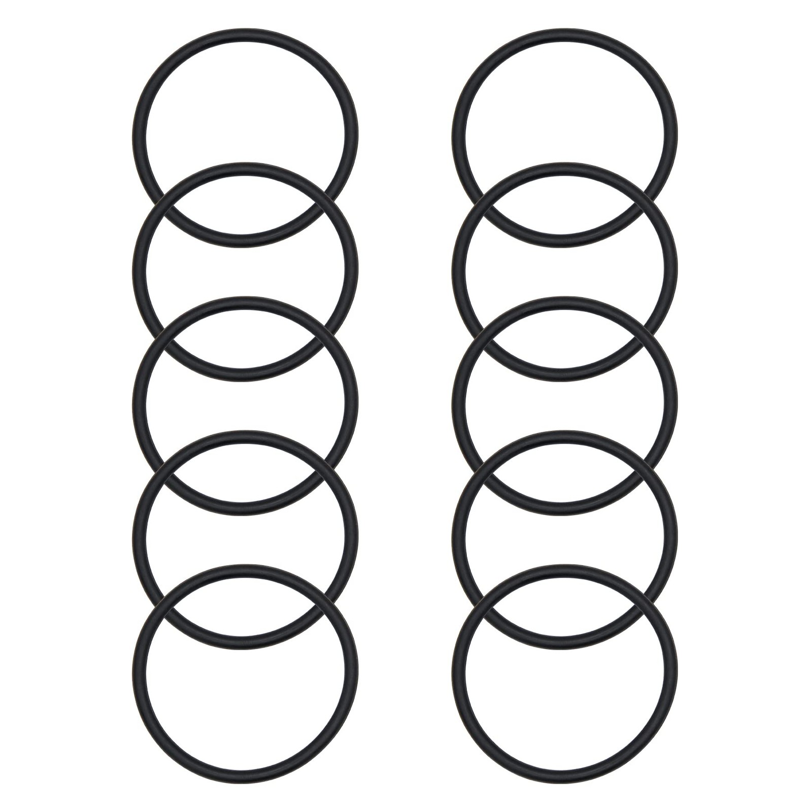 RURBRIN 10 Pieces of 877-368 Piston O-Ring Part Fit for Hitachi NR83A Black