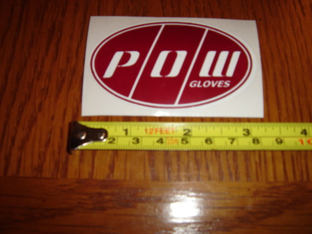 POW Gloves STICKER Decal Prisoner of Winter