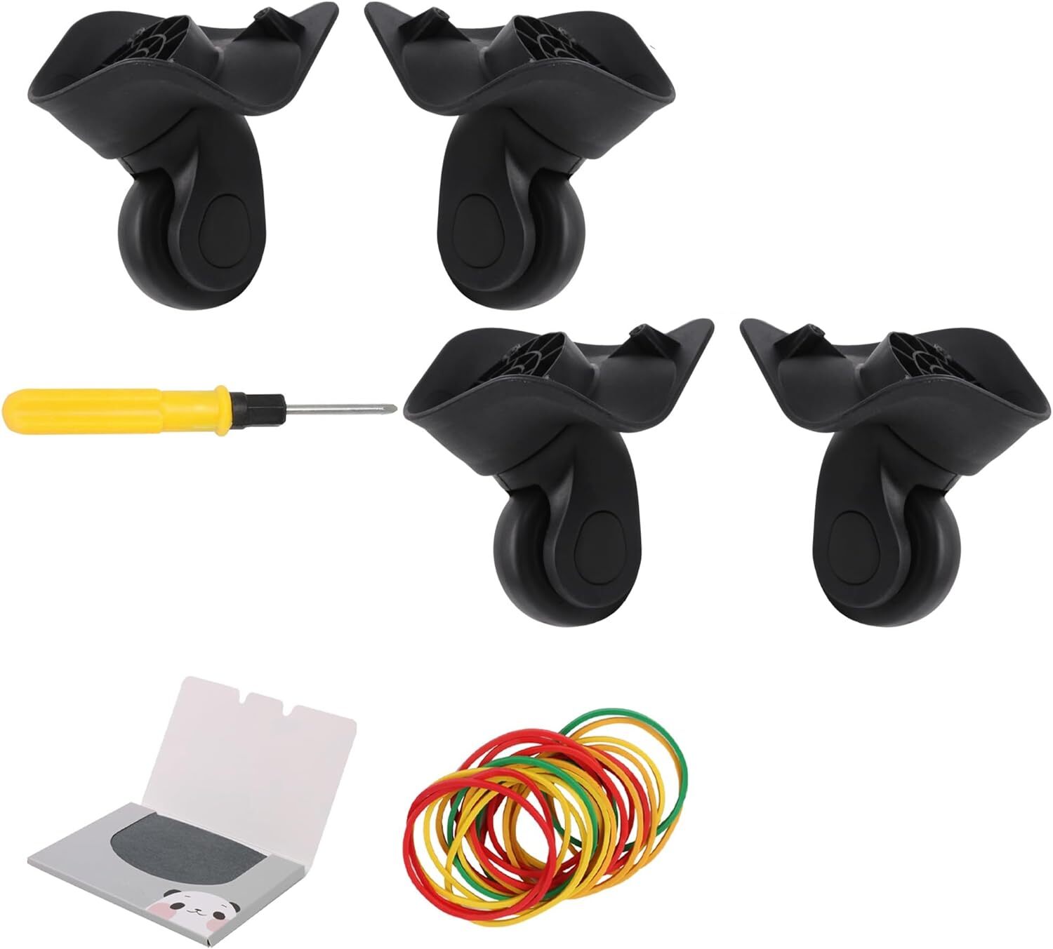 Bstinay 4 Pieces Left Right Swivel Luggage Replacement Wheels W024 for...