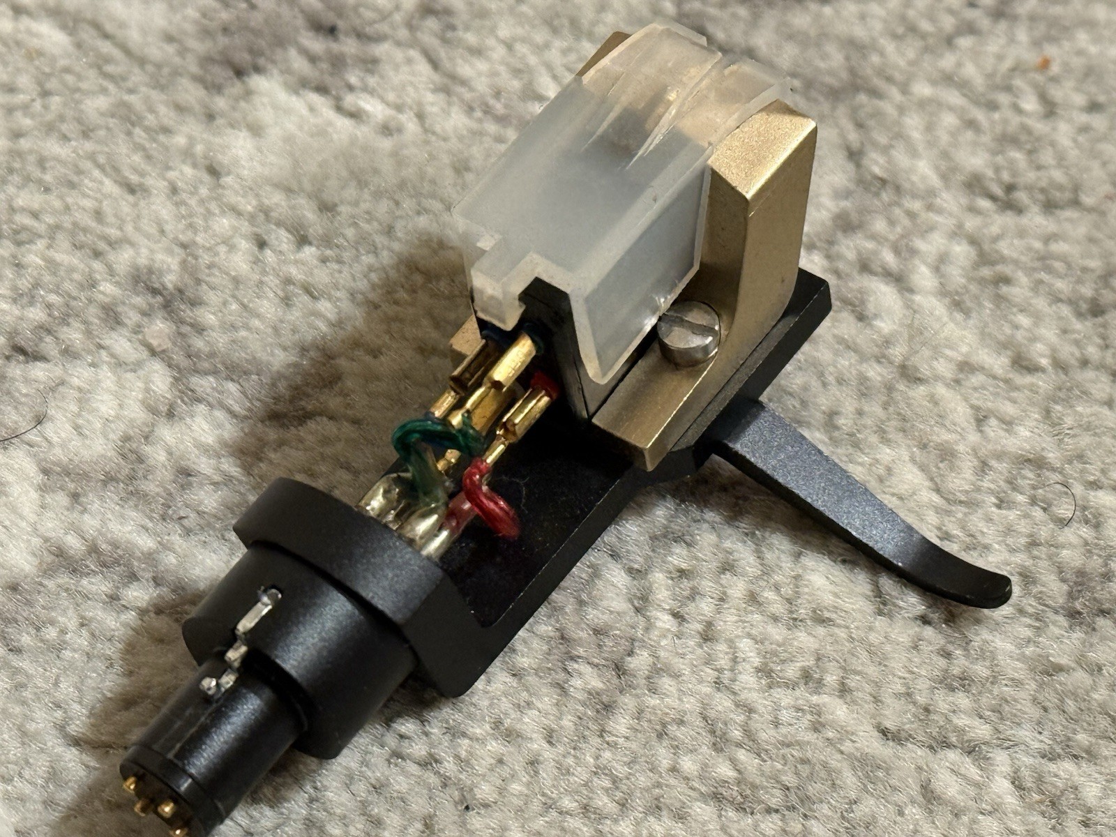 Technics EPC 305MC CARTRIDGE & AUDIOCRAFT HEADSHELL BORON PIPE TESTED & WORKING