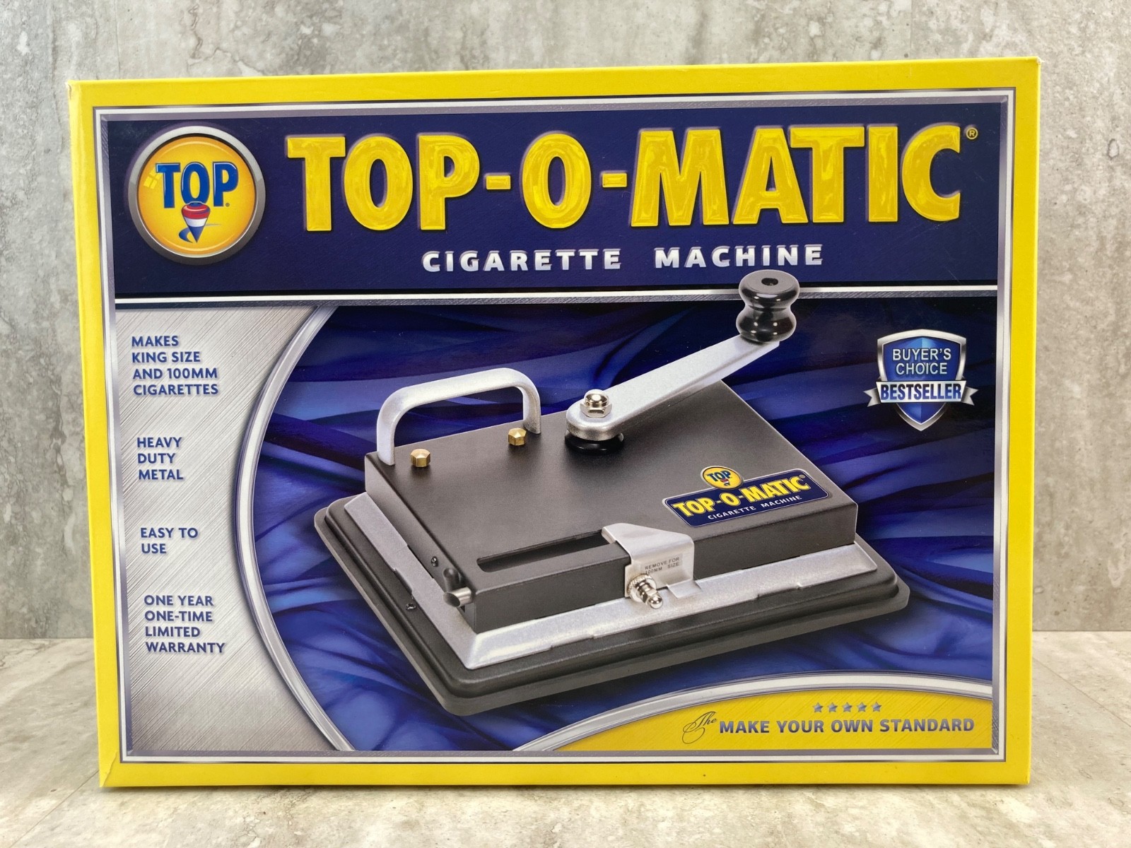 Top O Matic Cigarette Machine - Makes King & 100MM - Heavy Duty - Easy to Use