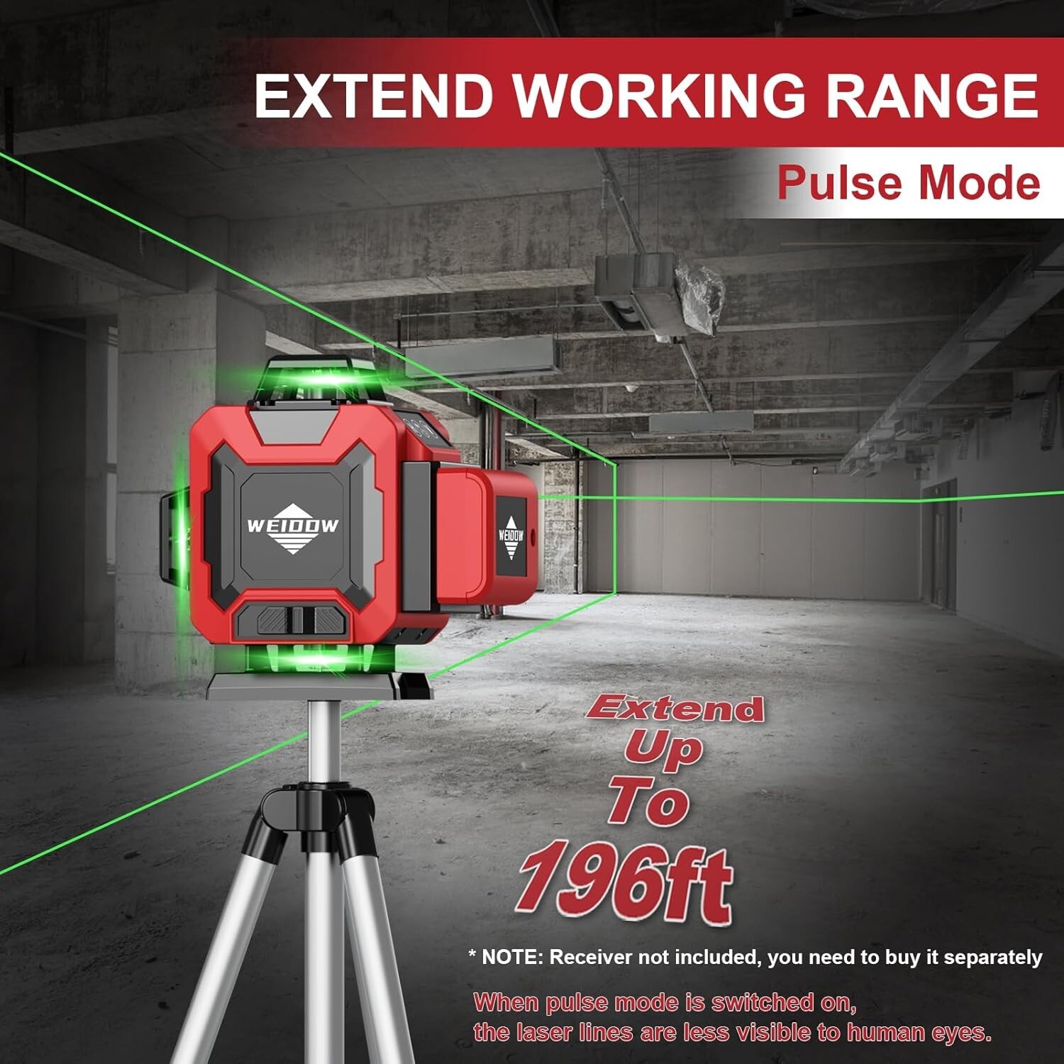 Laser Level 360 Self Leveling with Tripod for Construction Projects