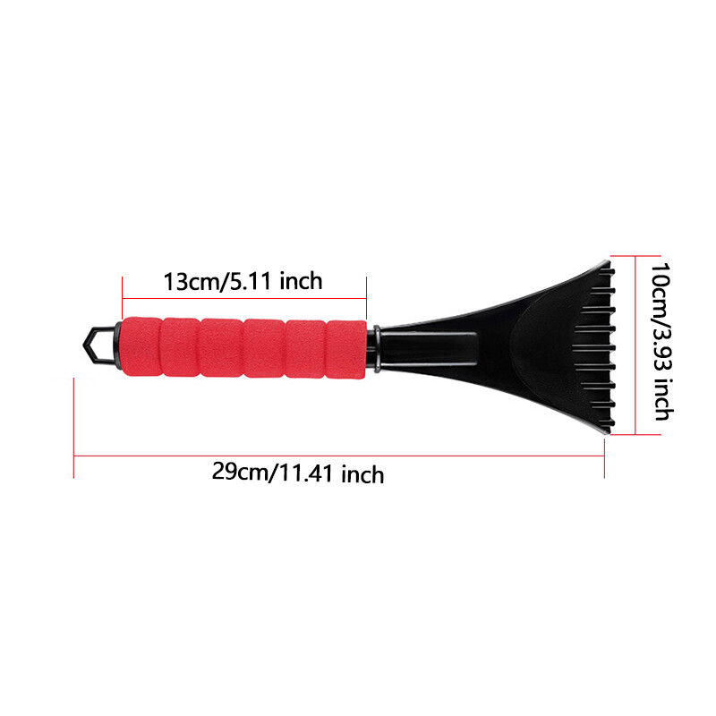 1Pc New ICE Scraper Soft Handle For CAR & VAN Windshield Snow Remover Red