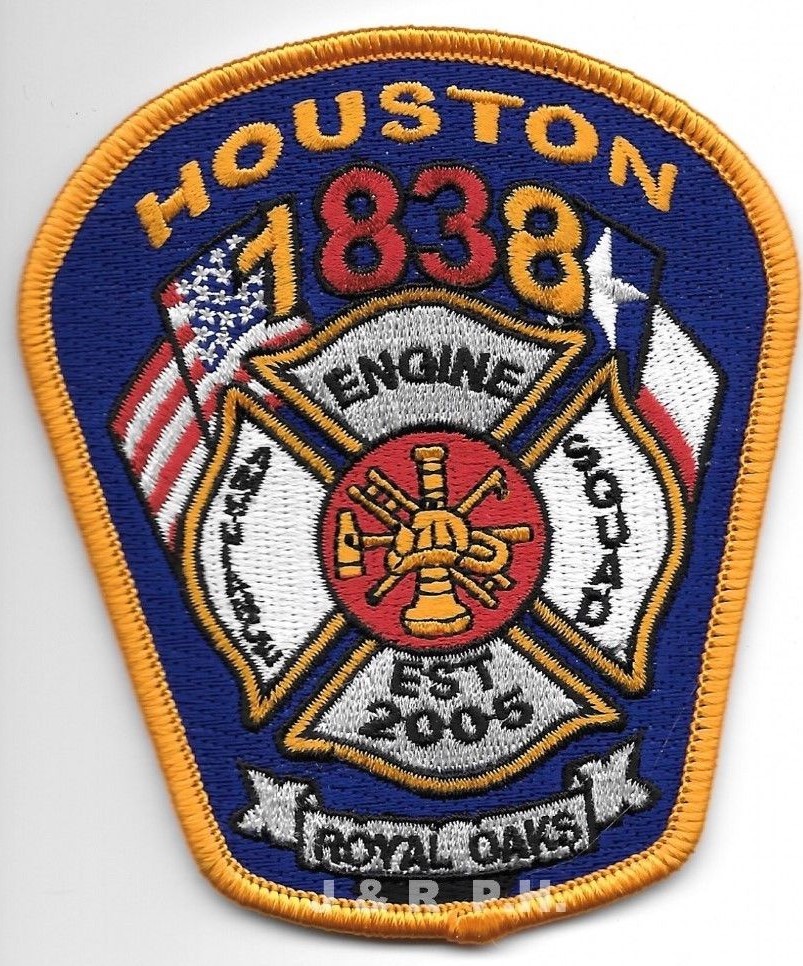 Houston Station 83  "Royal Oaks", Texas  (3.25" x 4" size) fire patch
