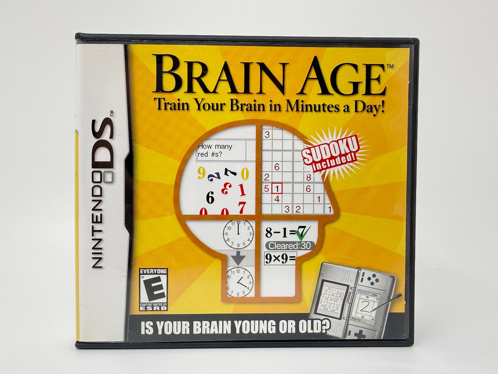 Brain Age: Train Your Brain in Minutes a Day! (Nintendo DS) *CASE ONLY*