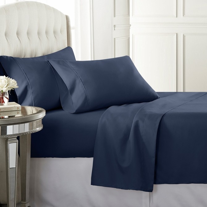 1500 Thread Count 100% Egyptian Cotton Sheet Sets (Style: Solid)
