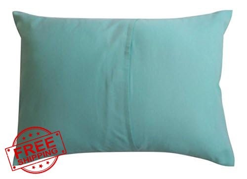 ELLA and MAX Aqua Toddler Pillowcase