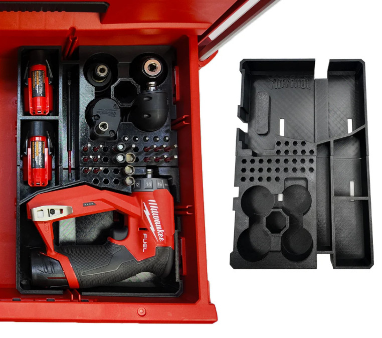Milwaukee Insert Drawer Liner for M12 FUEL Installation Drill