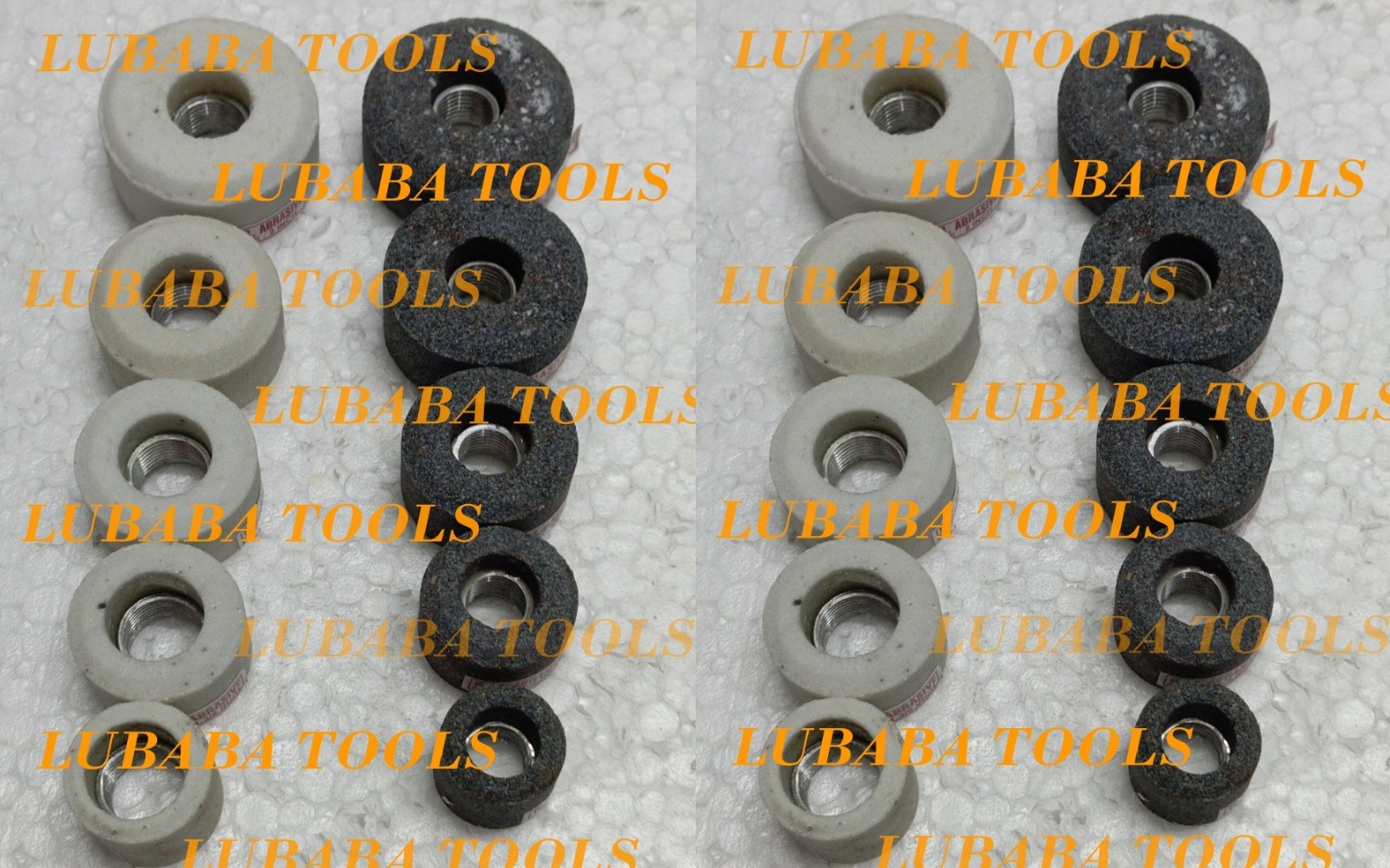 40 PCS VALVE SEAT GRINDING STONES FOR SIOUX STONE HOLDER 11/16" THREAD x 16 TP