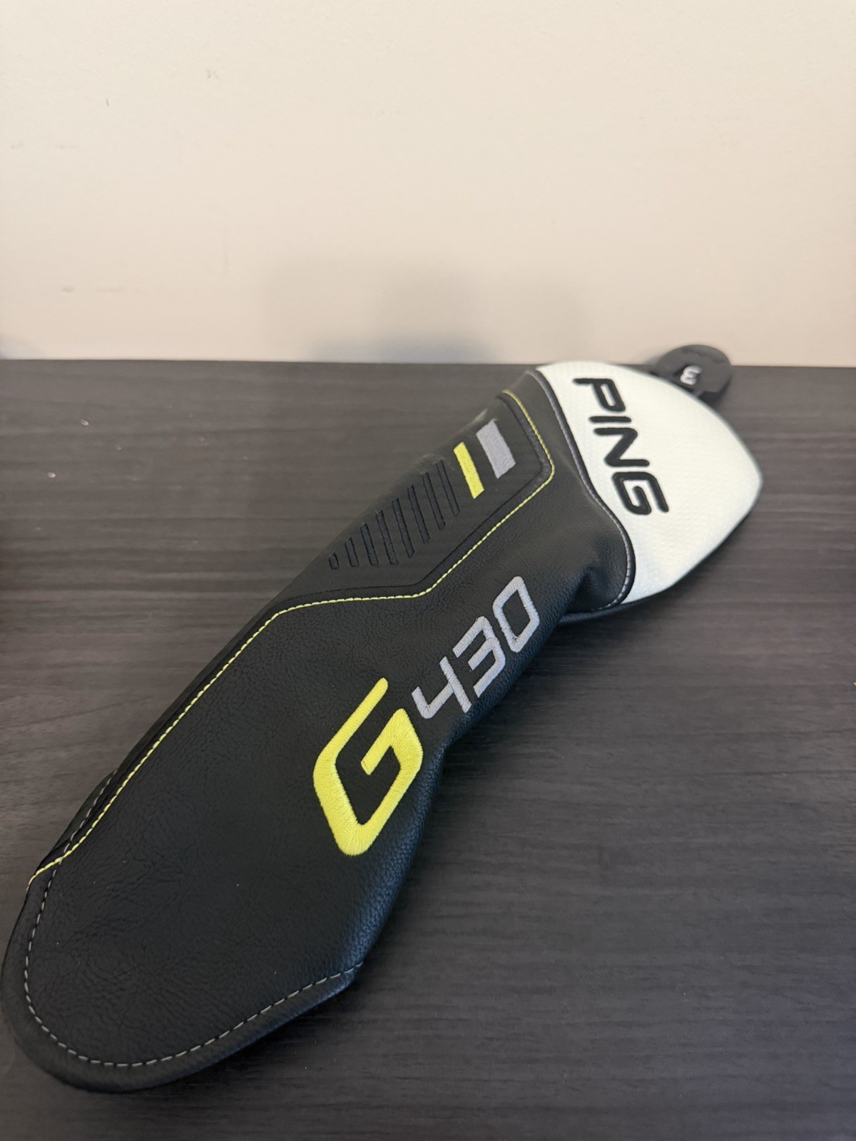 Ping G430 Fairway 3 Wood Headcover Black White Volt Yellow Golf Club