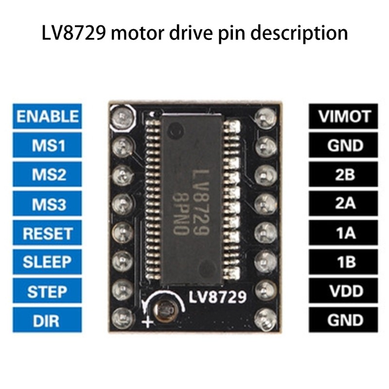 LV8729 Stepper Motor Driver Module 1.8A (Factory Default 0.8A) Drive Current
