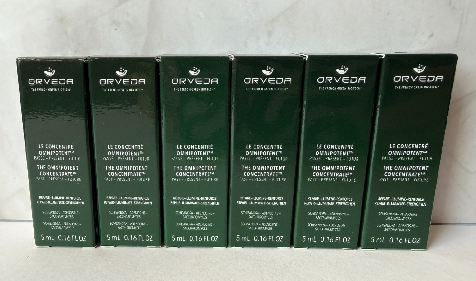 Orveda The Omnipotent Concentrate lot of 6 X 5mL, Equiv To One Full Sized (30mL)