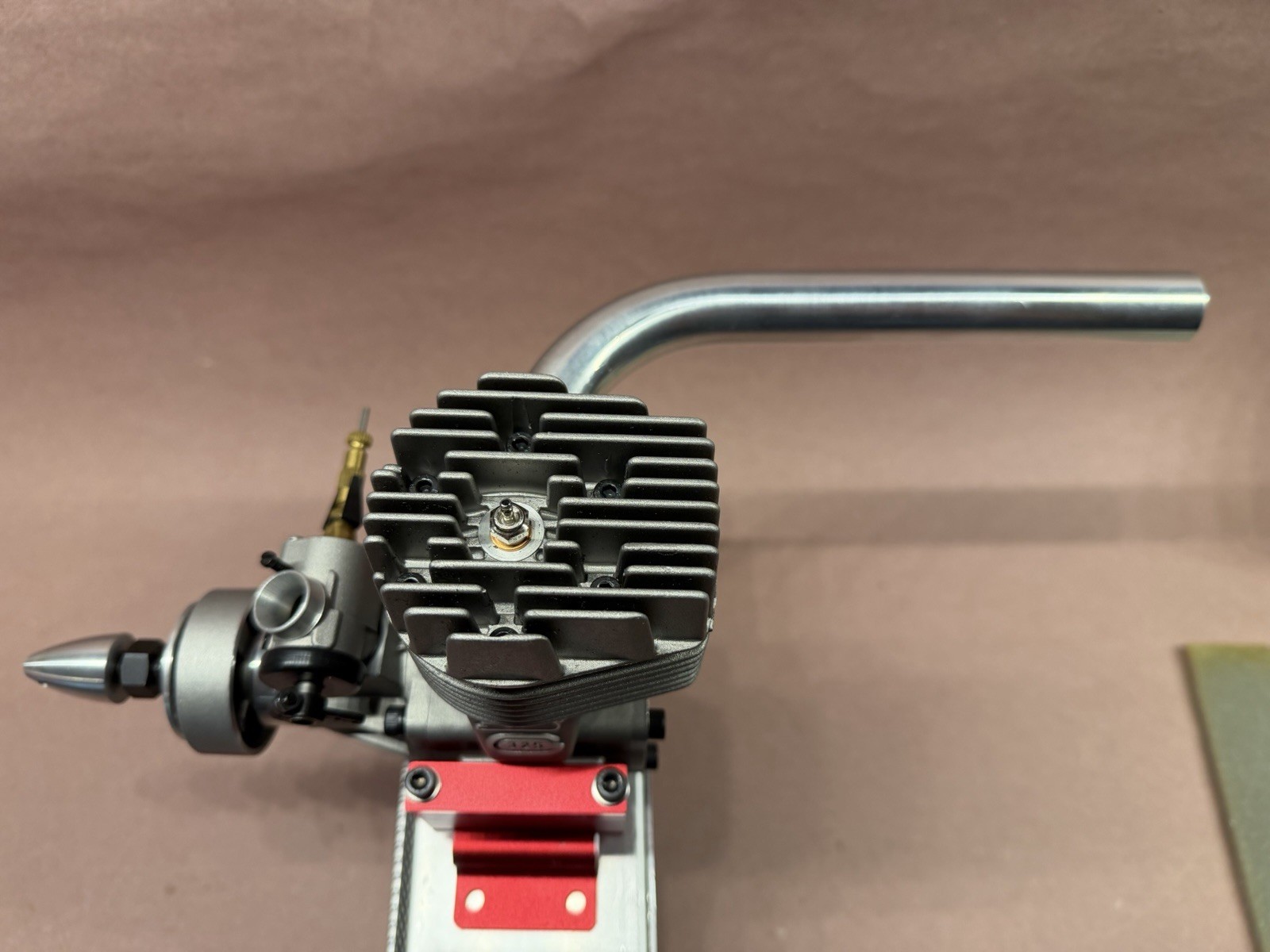 Super Tigre G3250 2-Stroke RC Aircraft Engine w/MAC Header and Solid Spinner