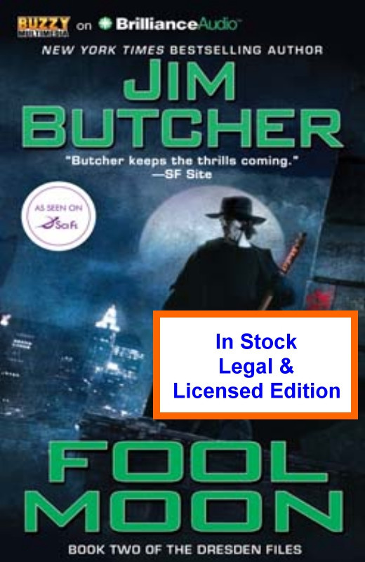 Fool Moon  Audio Book - Jim Butcher - Dresden Files CD