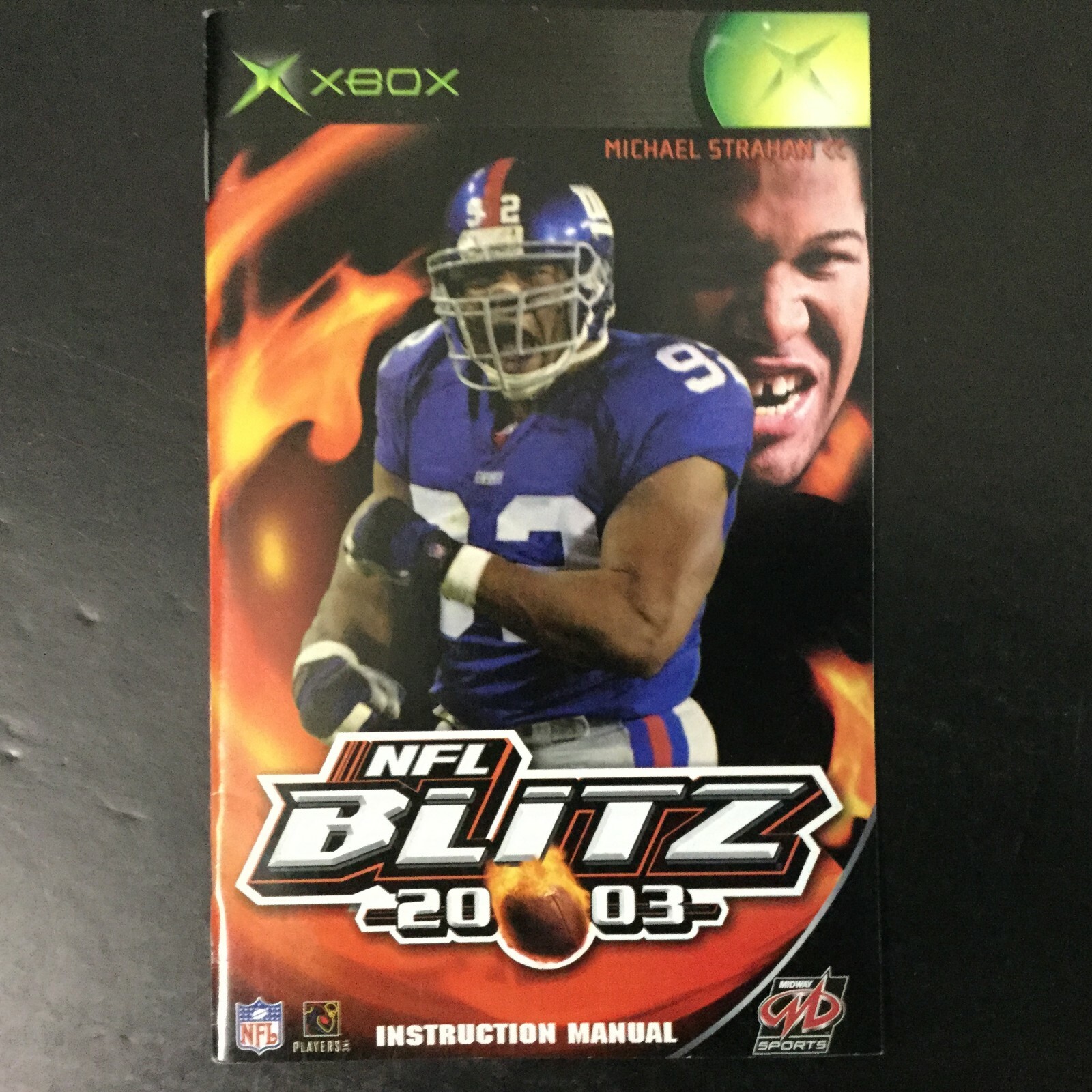 NFL Blitz 2003 Microsoft XBOX Instruction Manual Only