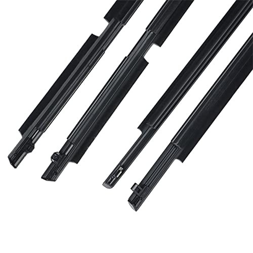 4pcs Weatherstrip Window Seal Car Window Moulding Trim Replacement for 2006