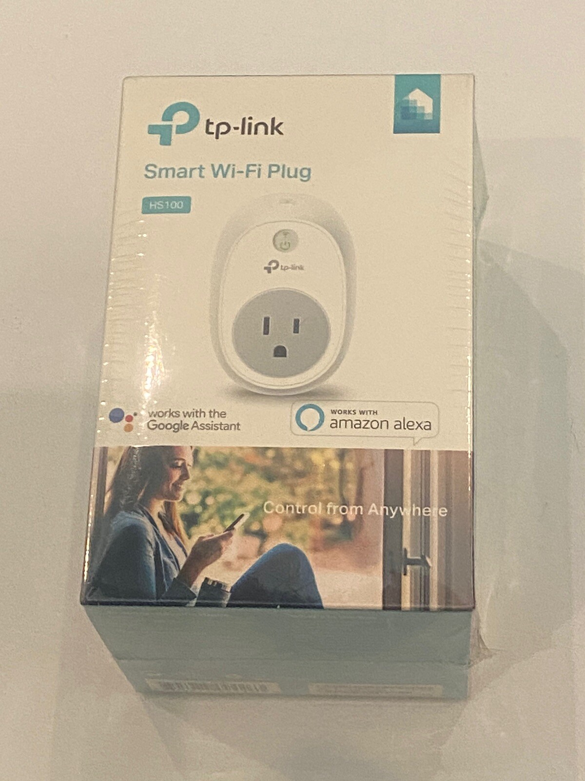 Smart WiFi Plug TP-Link HS100 V2.0 for Remote Control - No Hub Needed