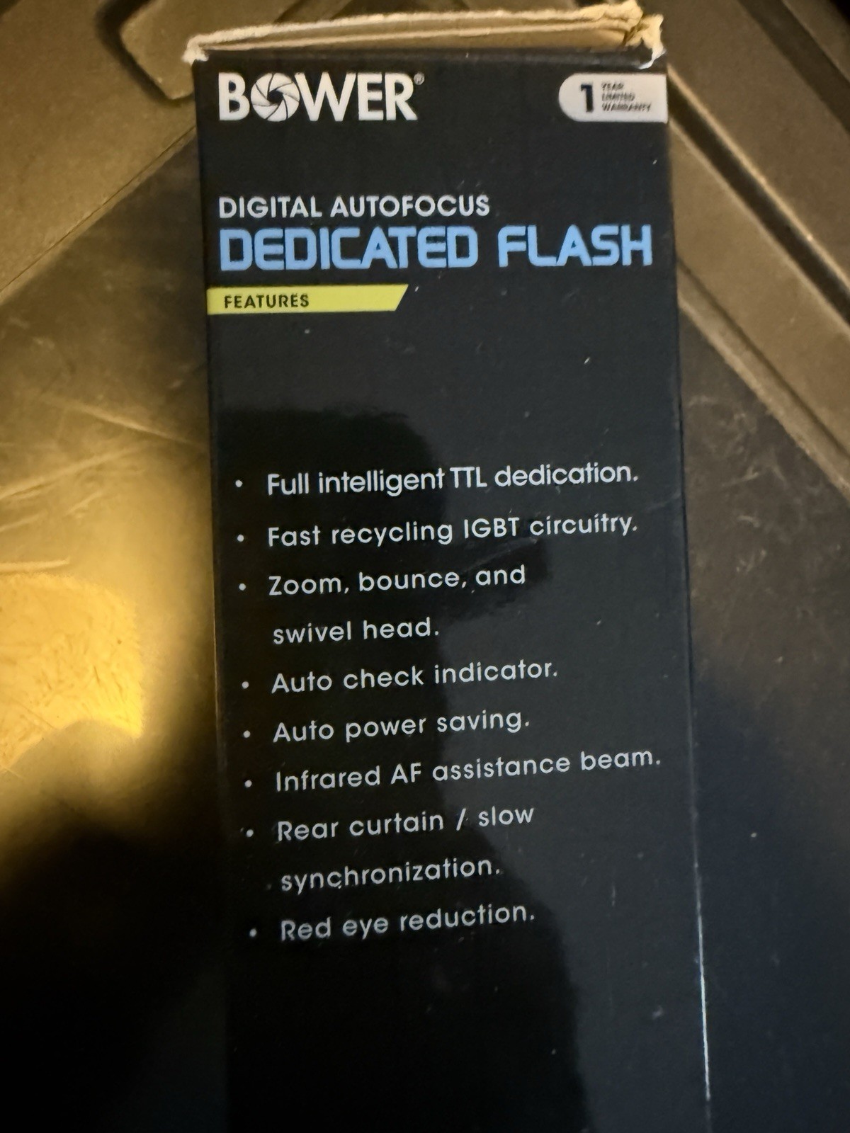 BOWER AUTO FOCUS SFD728 DIGITAL TTL FLASH FOR NIKON