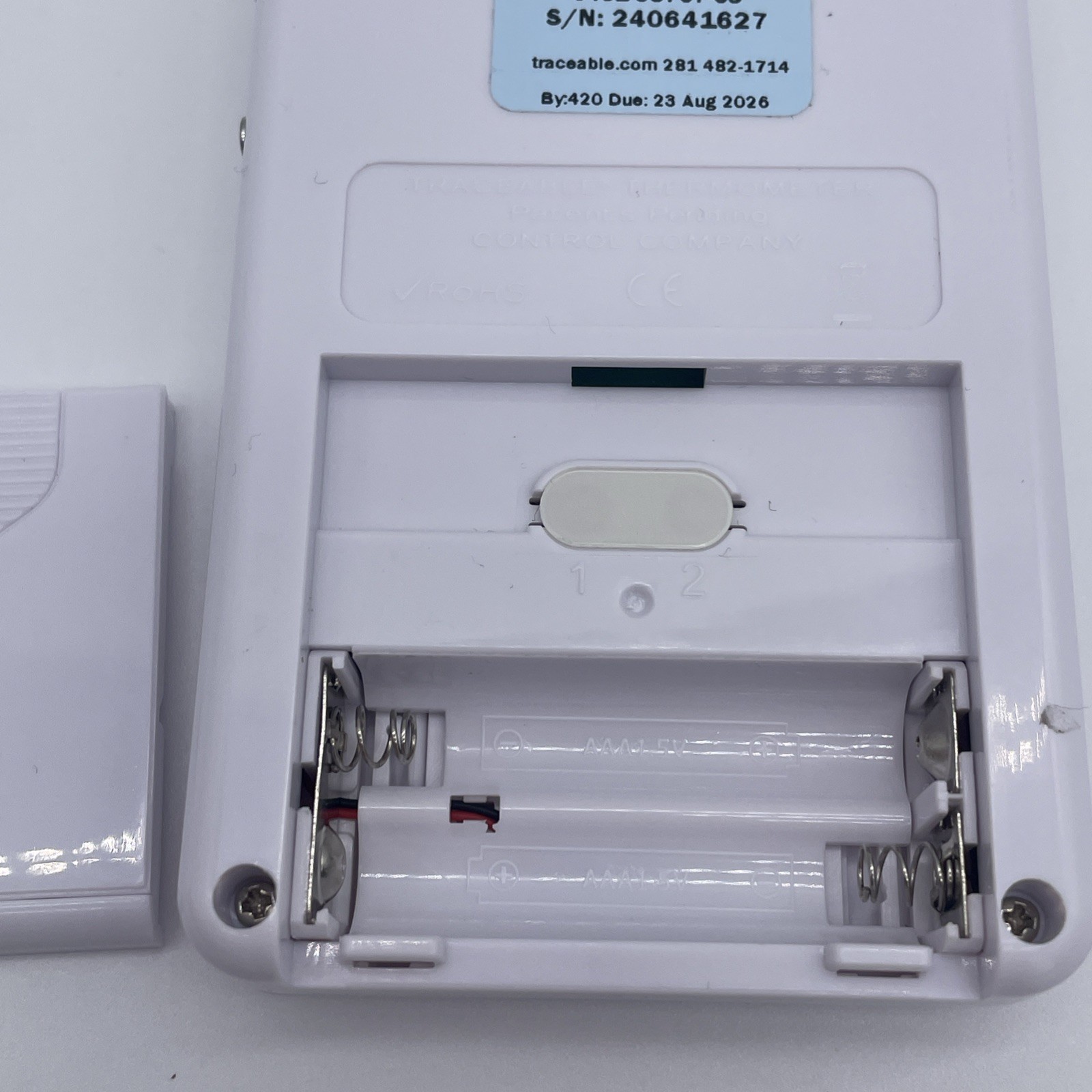 Traceable Excursion-Trac Data Logging Thermometer Only No Probes
