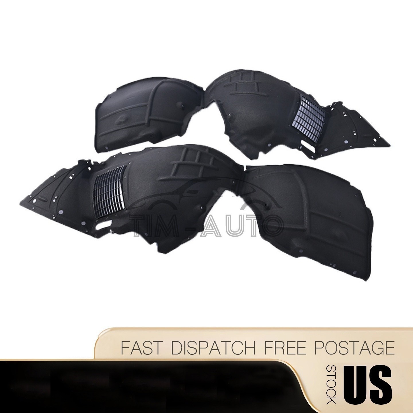 Pair Inner Fender Liner Set For 2016-2022 Chevrolet Camaro GM1248296 GM1249296
