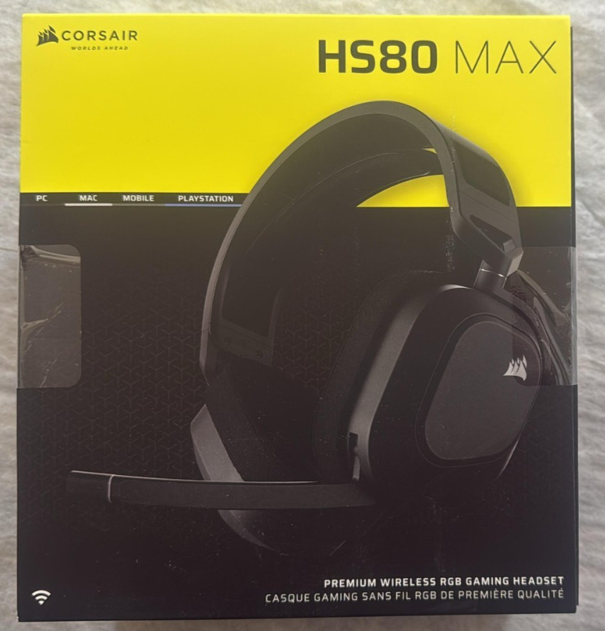 Corsair HS80 MAX Wireless Multiplatform Gaming Headset with Bluetooth