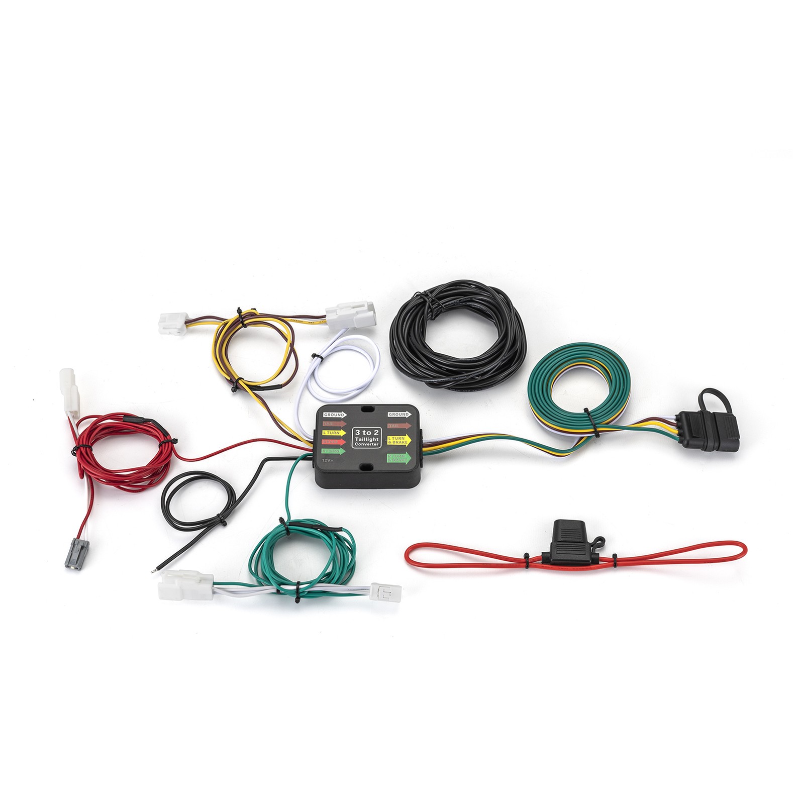 4-Way Flat Trailer Wiring Harness For Lexus RX350 2007-2008 2009 2010 2011 2012
