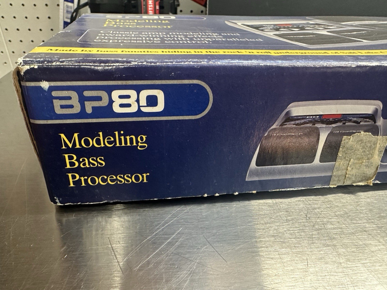 Digitech BP80 Modeling BASS Processor Pedal Complete In Box WITH PAPERWORK+ CORD