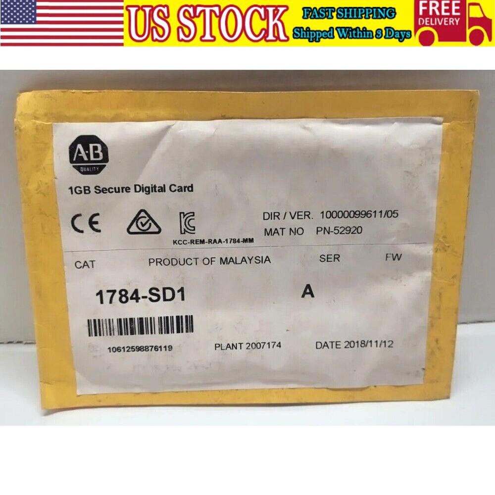 NEW Allen-Bradley 1784-SD1 Secure Digital Card 1784SD1 FREE SHIP