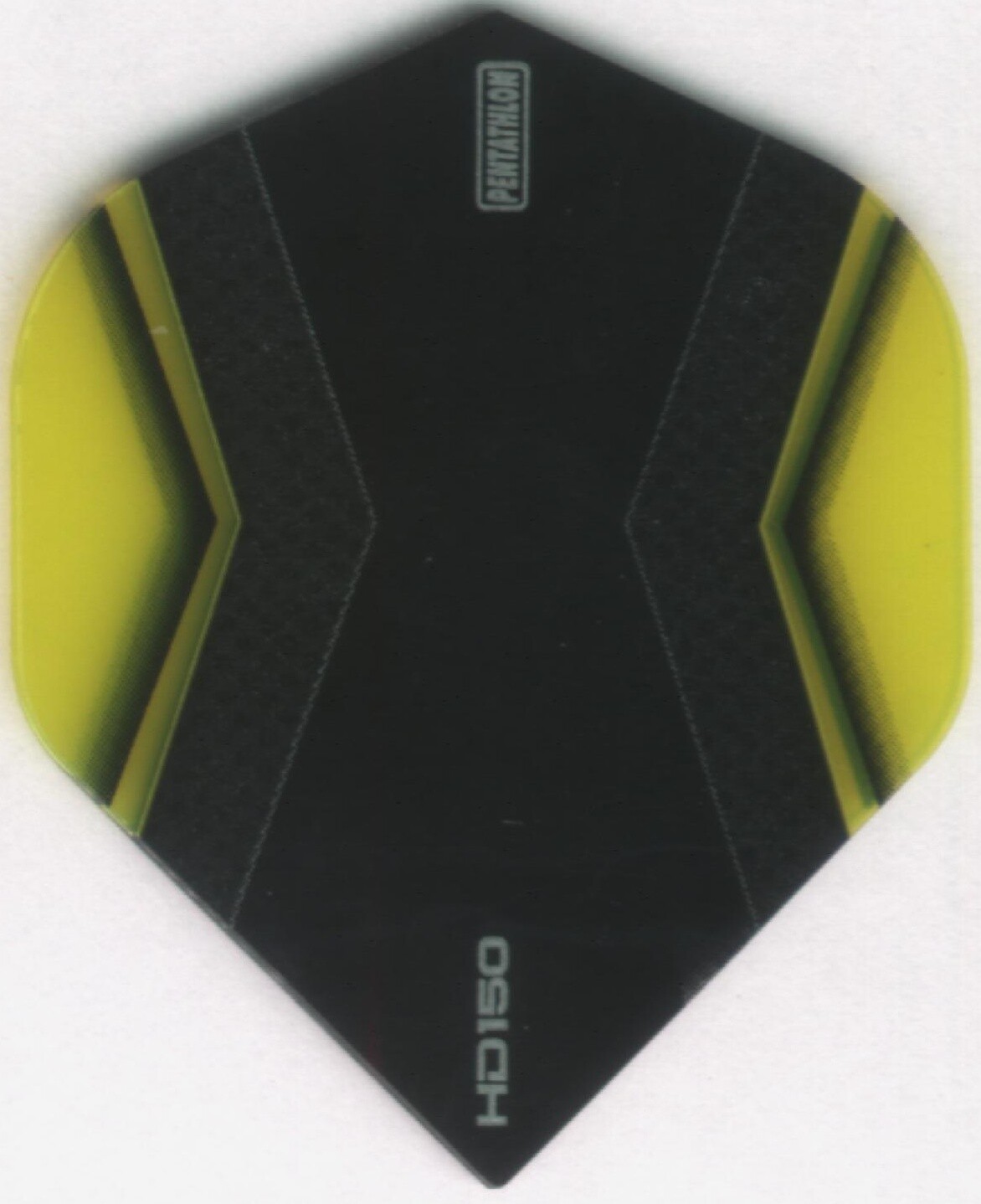 Yellow PENTATHLON HD150 "X-WING" Dart Flights: 3 per set