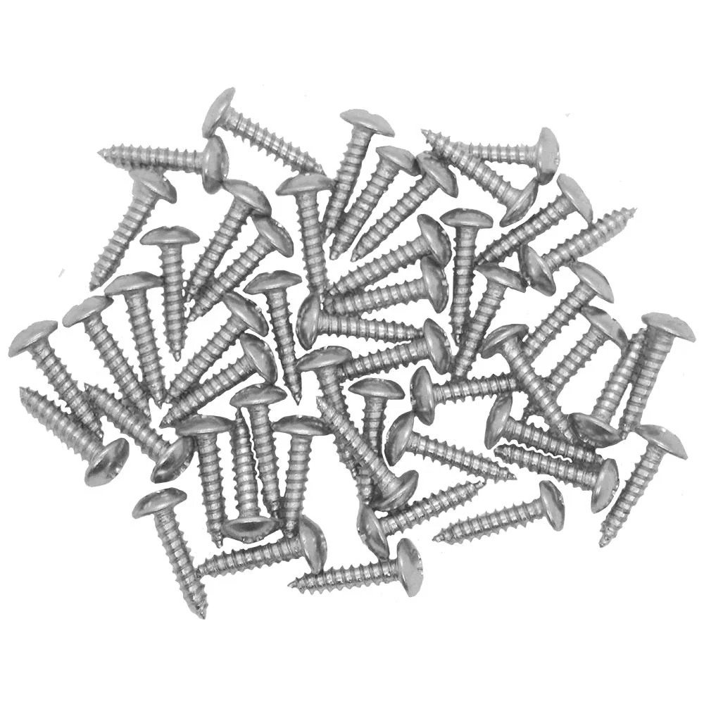 50 Pack 3/4 Inch Wood Screws Zinc Plated Phillips Head for Speaker Repair