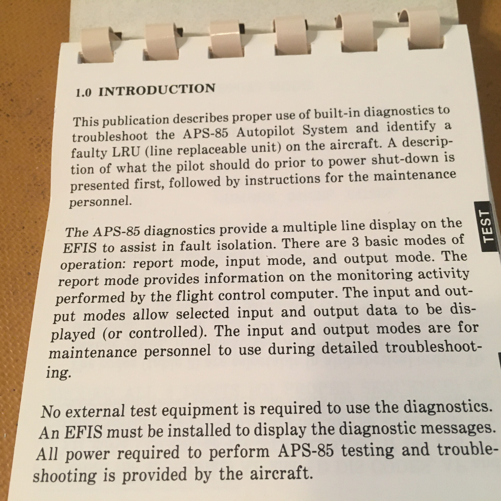 Collins APS-85 Autopilot Test & Troubleshoot Guide Handbook