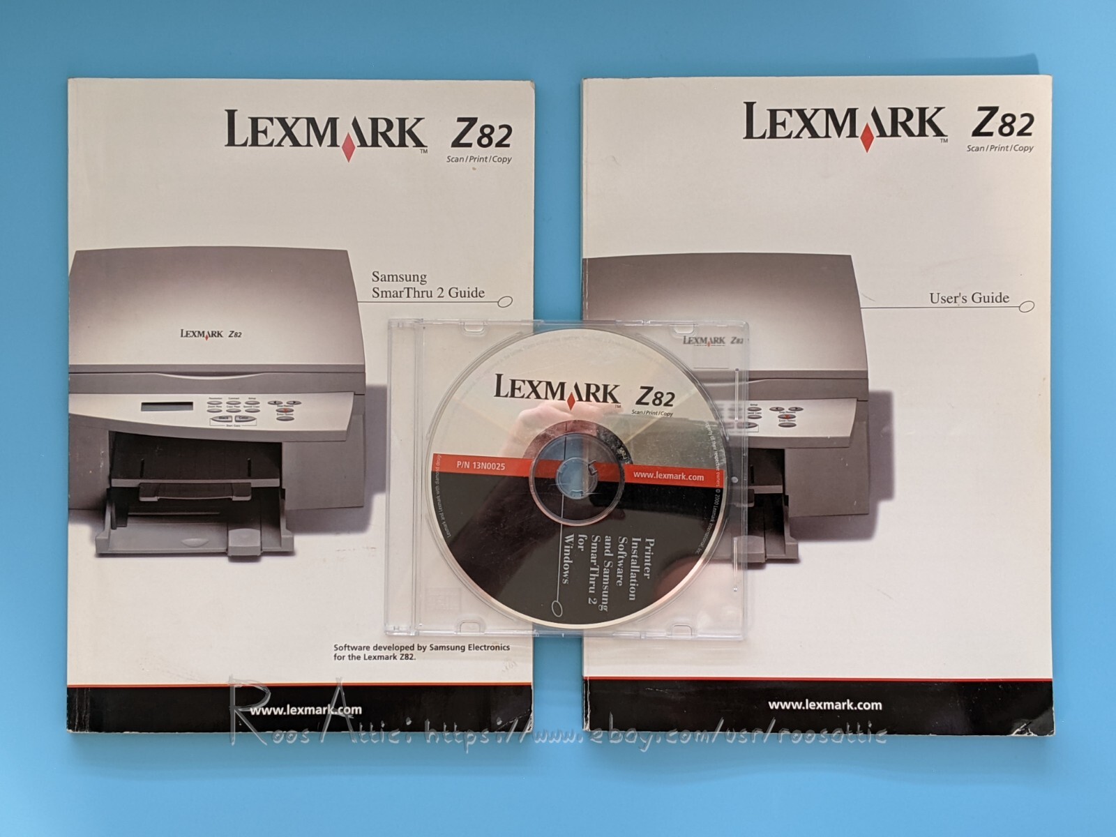Lexmark Z82 User Guide / Manual / CD-ROM Install Software For Windows 2000