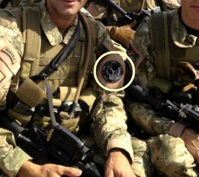 PMC DSS DIPLOMATIC SECURITY vêlkrö 2-PC: 2" TERMINATOR SKULL + IRAQ Tab
