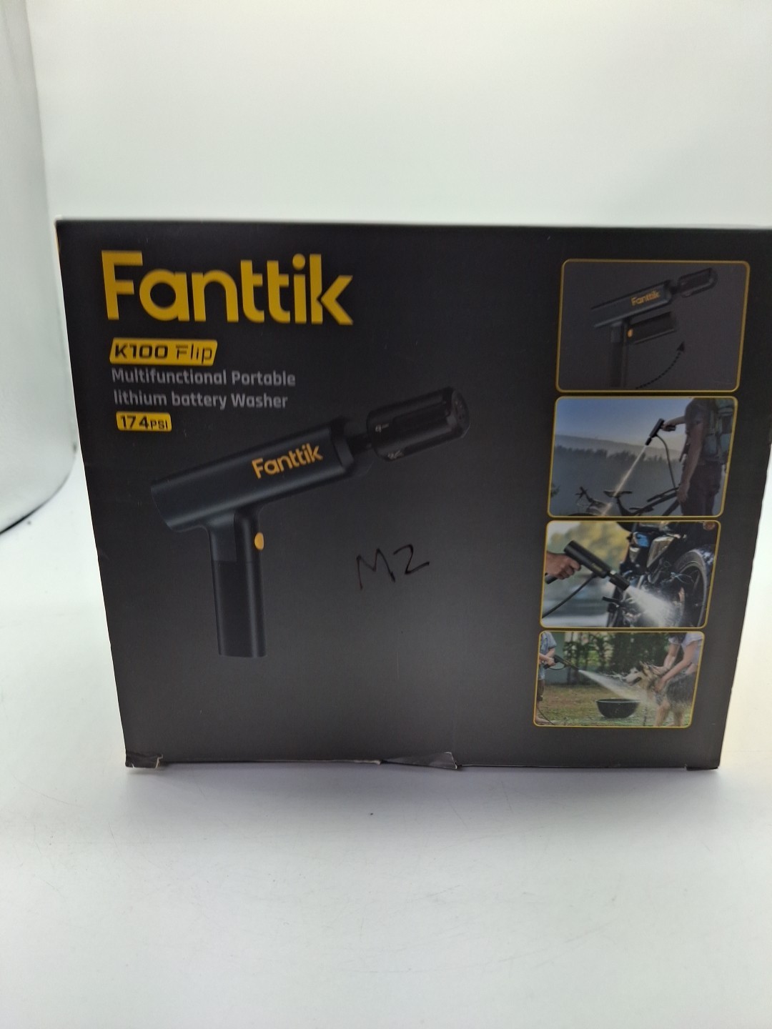 Fanttik K100 Flip Portable Cordless Sprayer Foldable Pressure Washer 174 PSI