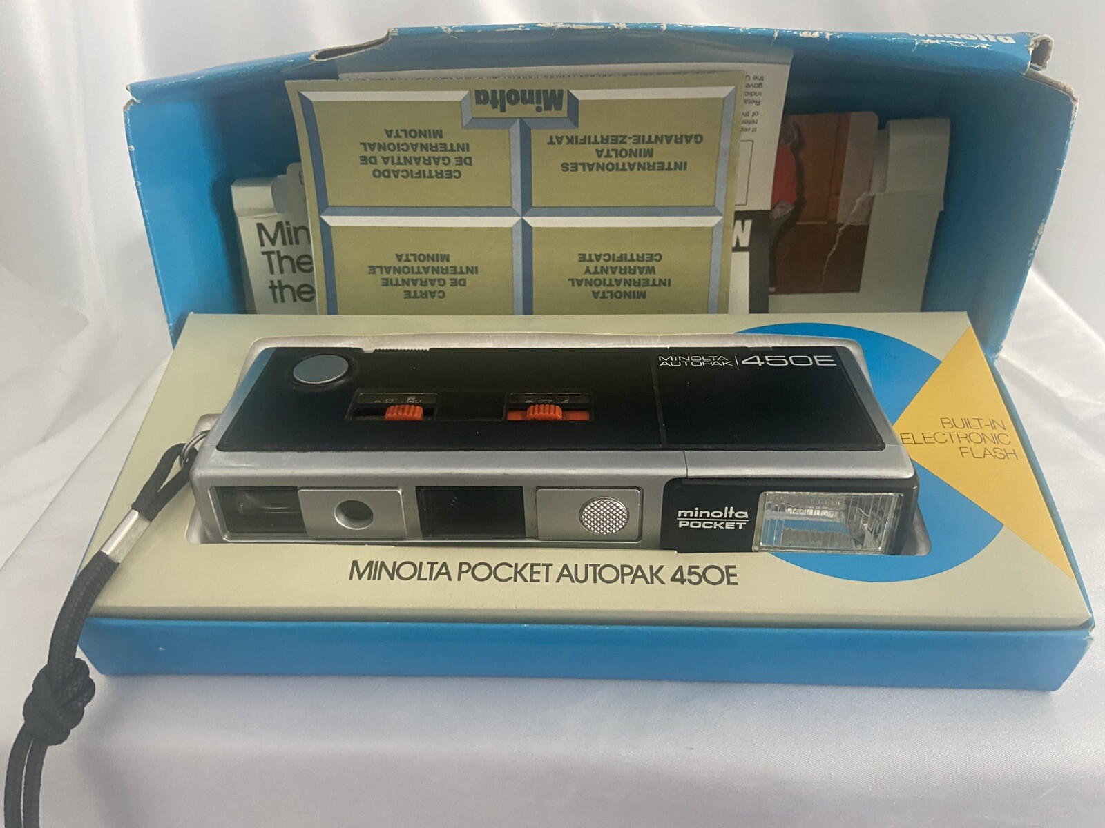 Minolta 458 With All Original Box And Papers not tested with film