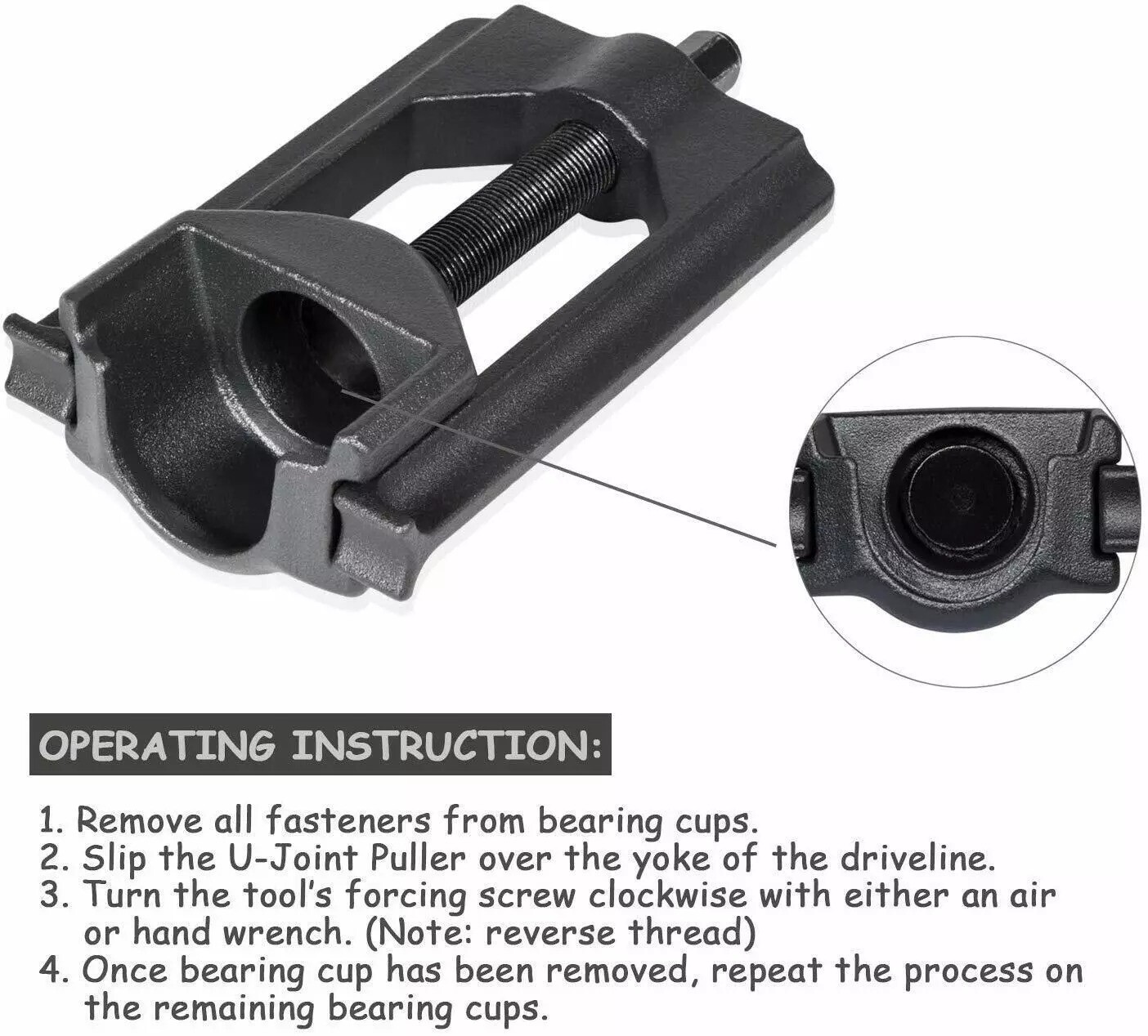 10105 Heavy Duty Universal Joint Puller Press Removal U-Joint Tool Class 1-3