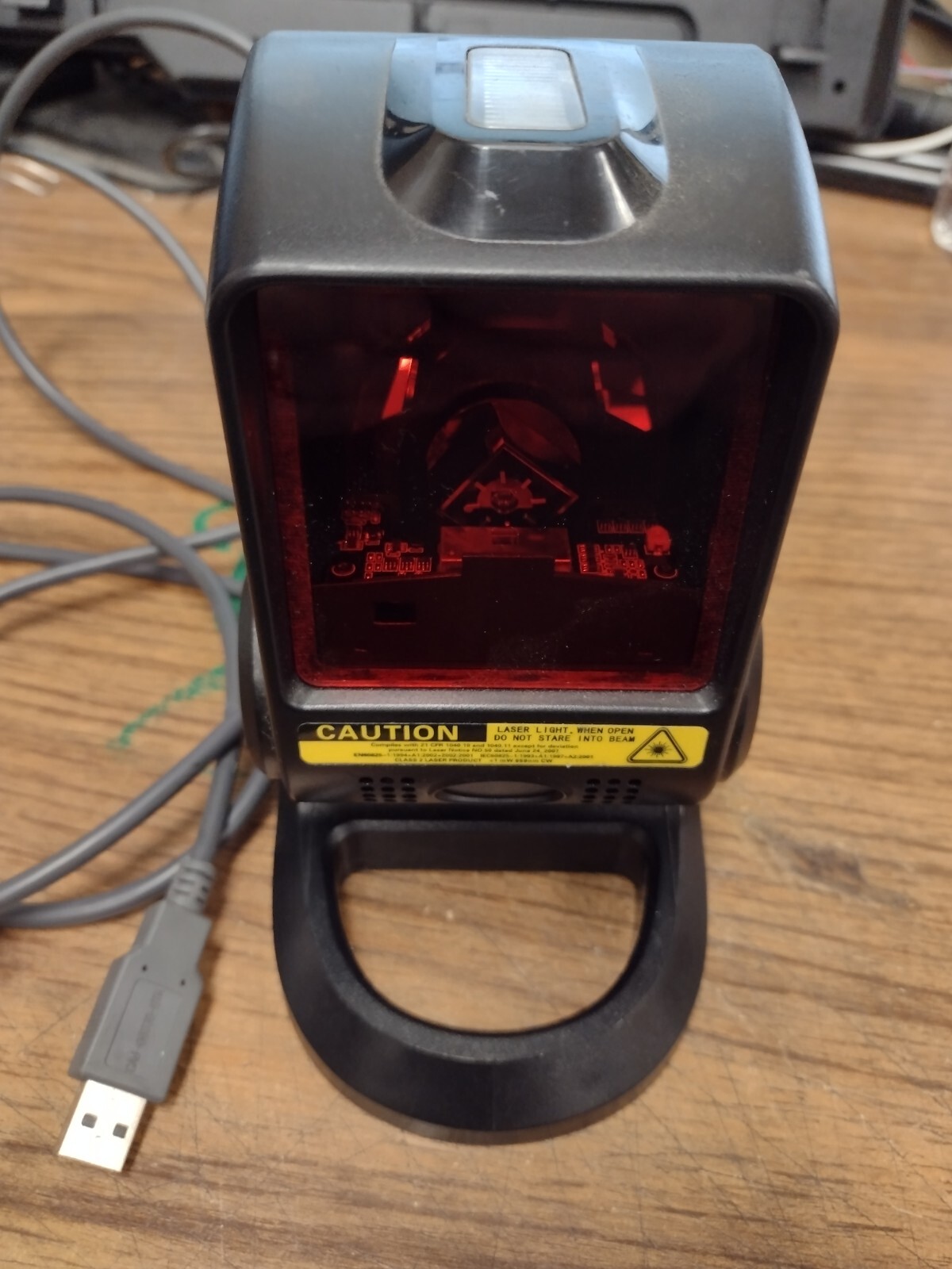 USB Stationary Barcode Scanner Seal - Tested with Windows 10 - Fast Shipping @98