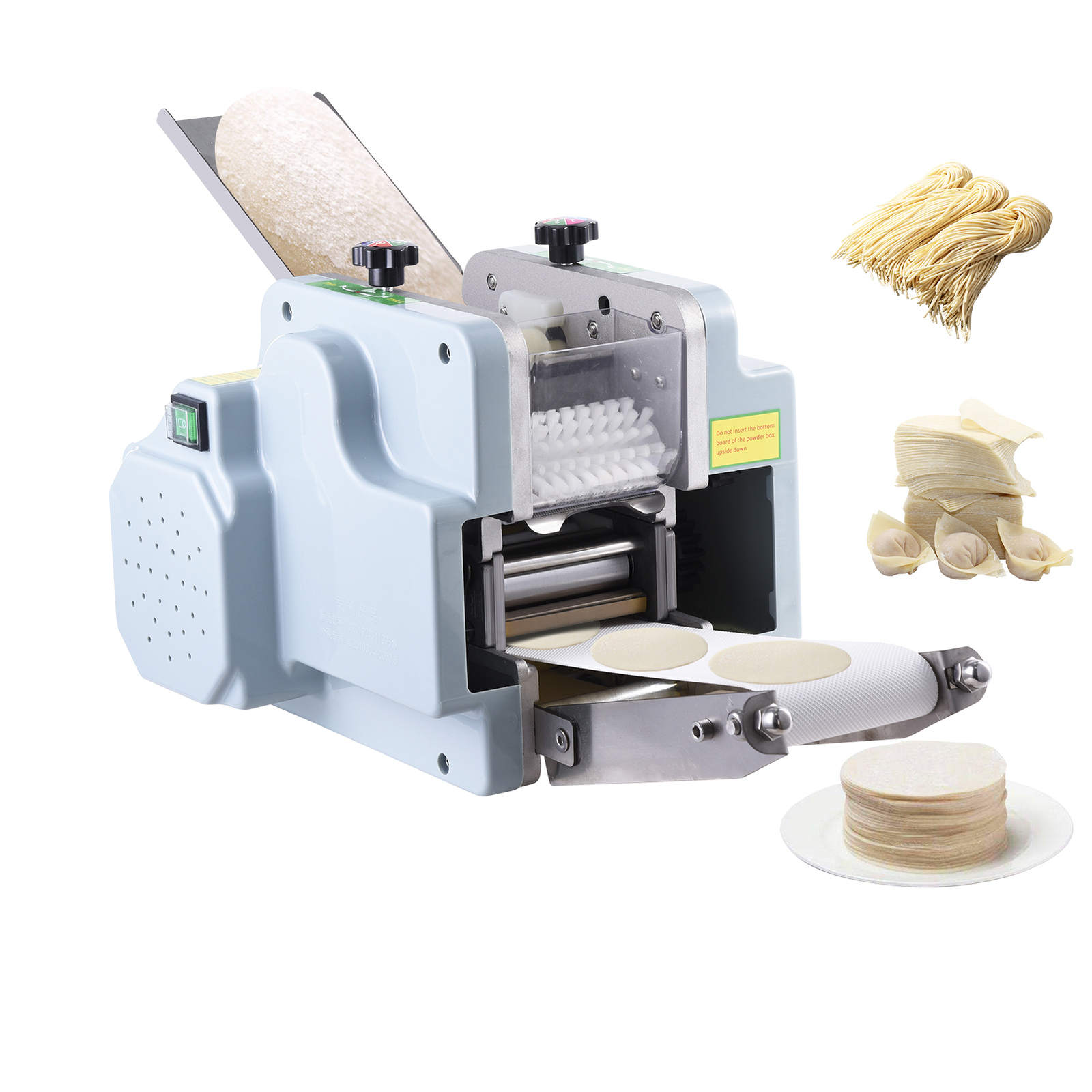 Automatic Dumpling Skin Machine 110V 140W Dumpling Wrapper Maker 60 Pieces/Min