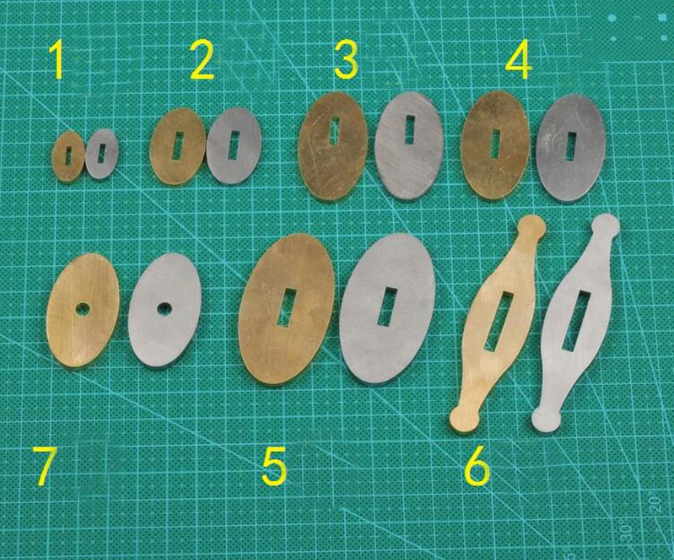 New Knife Guard Pommel Knife Handle Guard Brass Steel Knife Guard Edge Protector