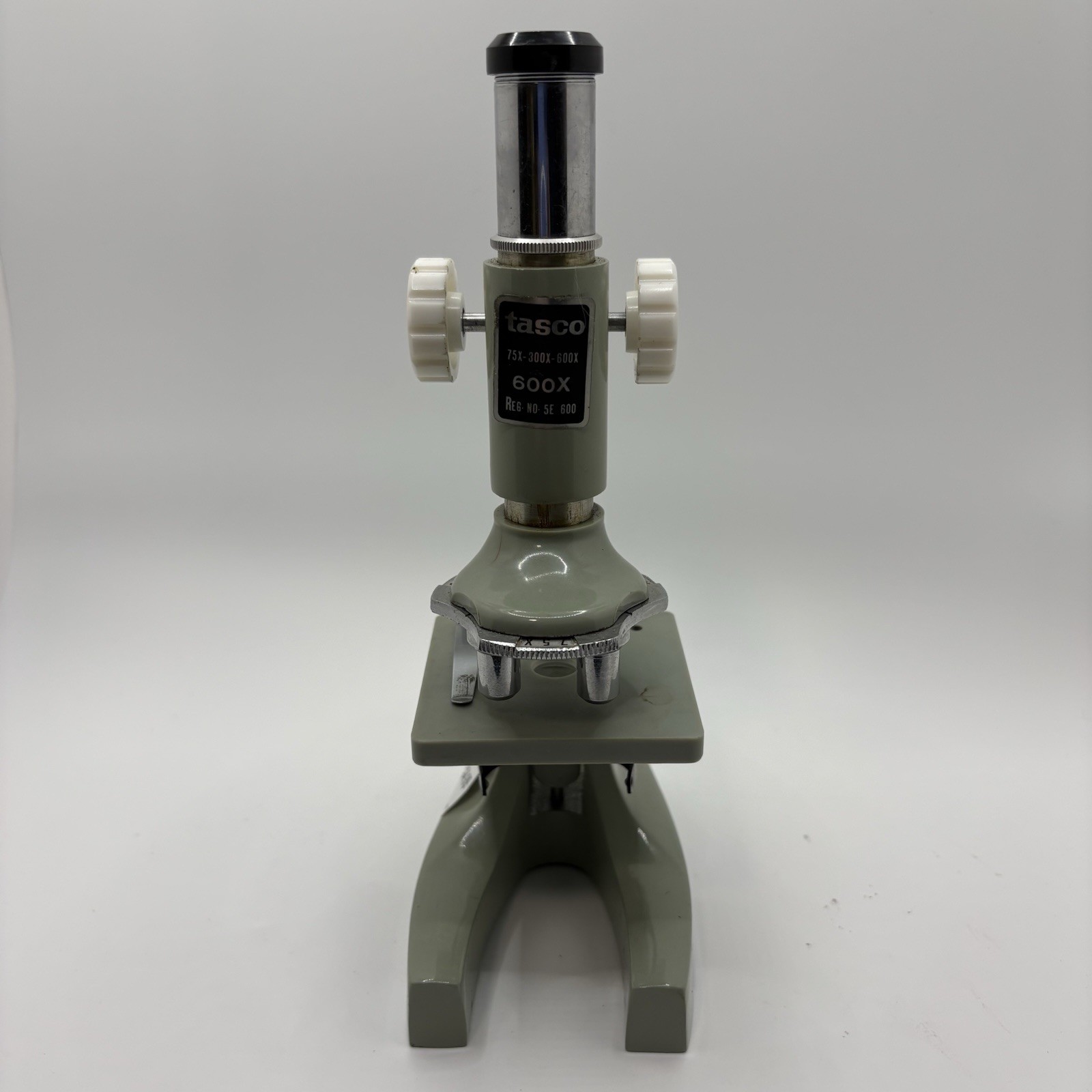 Vintage Tasco Deluxe Microscope 600X REG NO5E Microscope Only