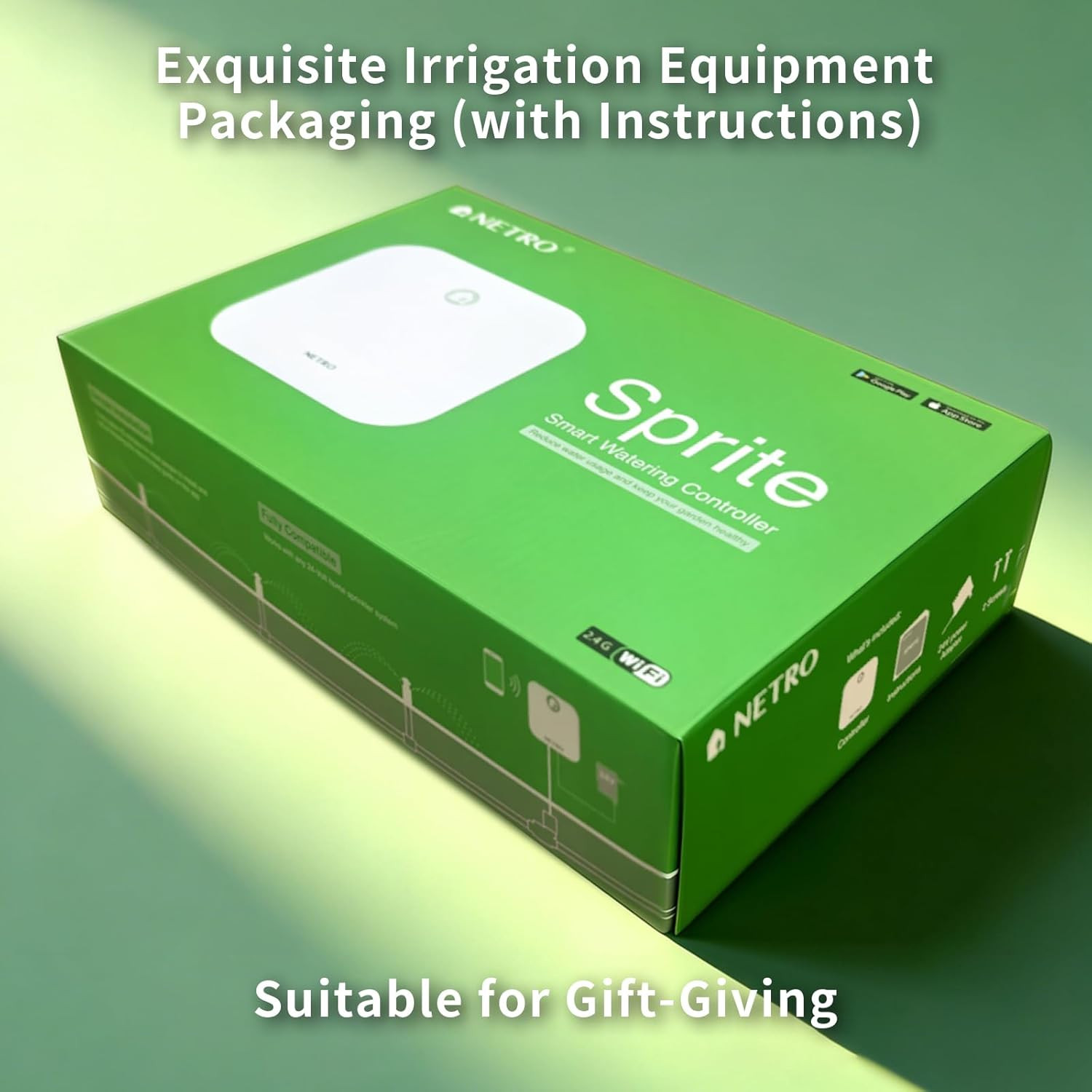 Smart Sprinkler Controller 6 Zones Sprinkler Timer App-Based Irrigation Controll