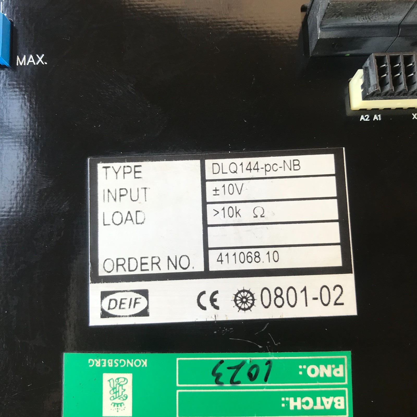 DEIF DLQ144-PC-NB ILLUMINTAED INDICATOR DLQ144PCNB