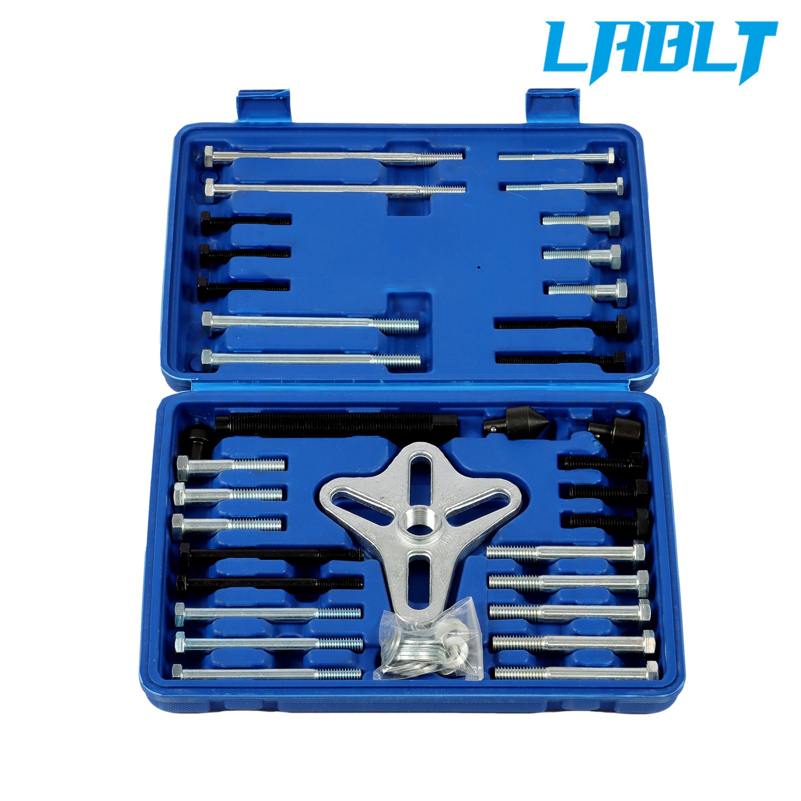 46pcs Harmonic Balancer Puller Set Steering Wheel Flywheel Crankshaft Pulley New