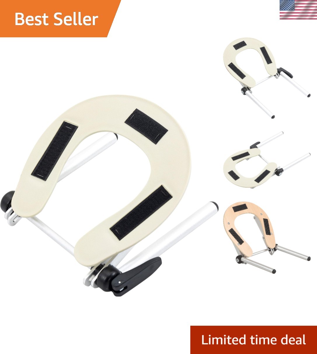 Adjustable Face Cradle for All Massage Tables - Quick Setup & Stability
