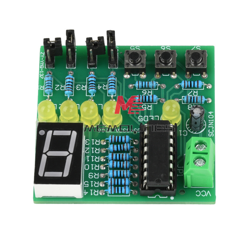 DC 5V DIY LED Decoding Display Electronic Parts DIY PCB Soldering Practice Kit