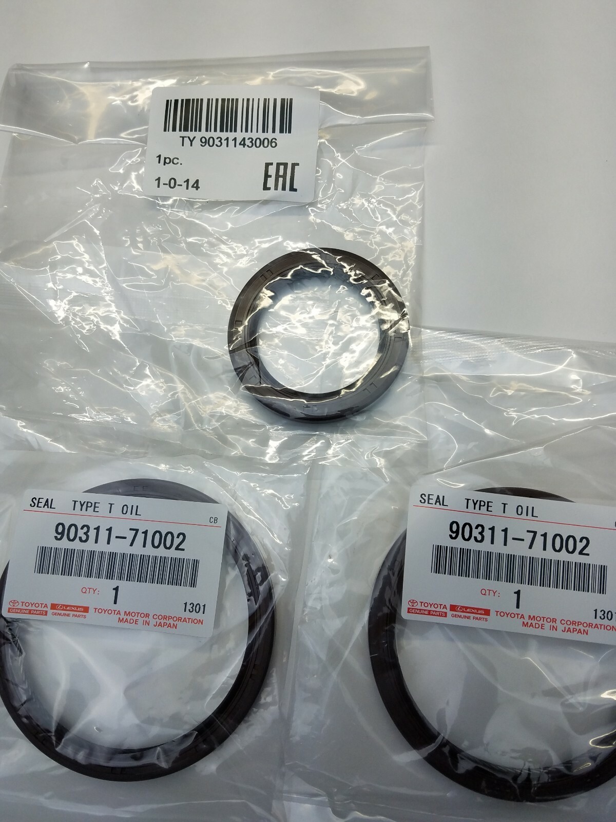 Toyota OEM Camshaft and Crankshaft Seal kit 1UZFE 2UZFE 3UZFE  VVTi