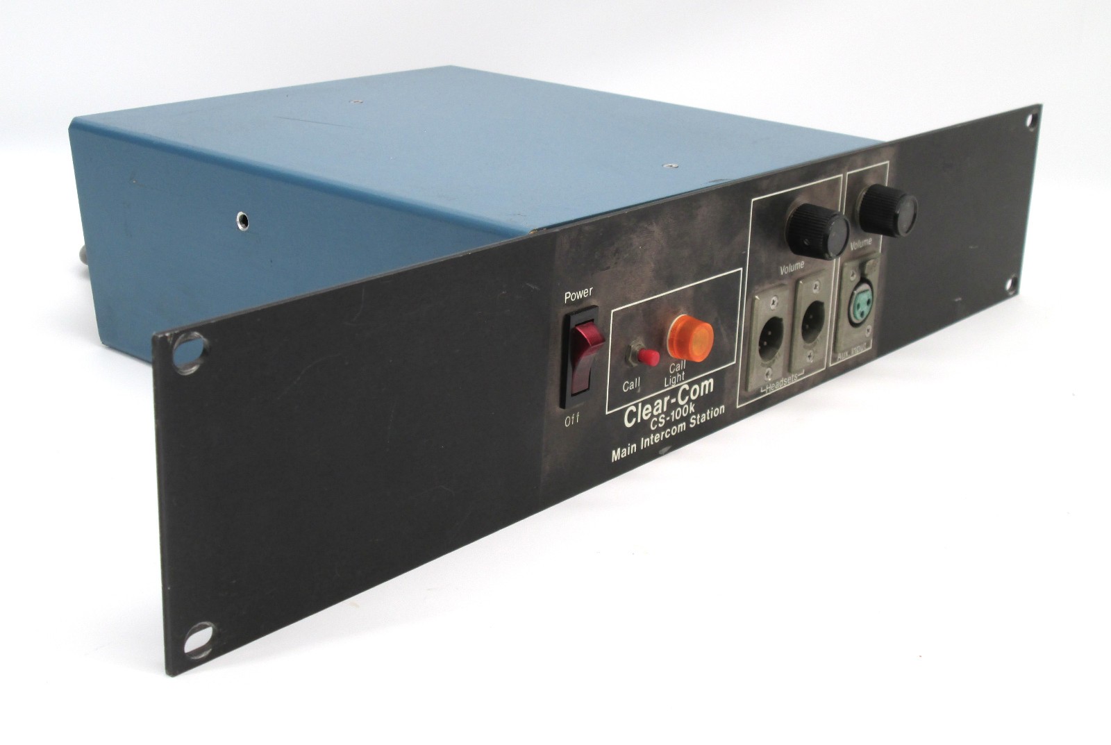 Vintage Clear-Com CS-100K Single-Channel Rackmount Main Station