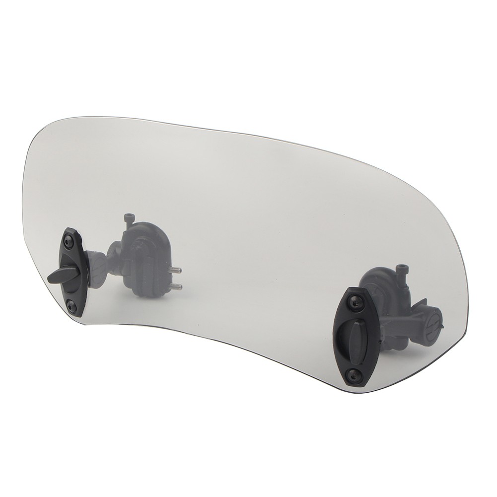 Adjustable Clip-On Windshield Extension Spoiler Windscreen Deflector Motor US